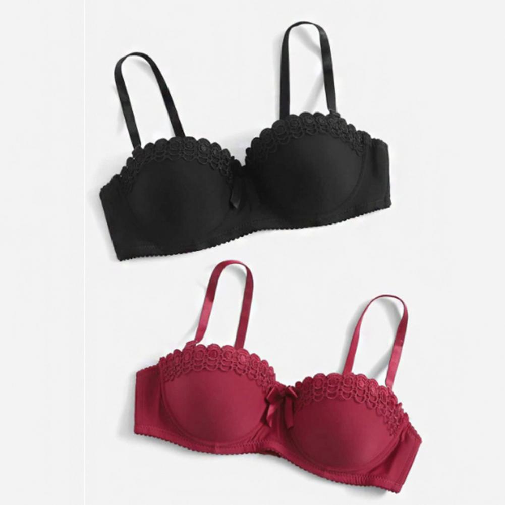 Demi Bra Balconette - 女性用ブラジャー、バストを支えるブラ、レースのブラレット、セクシーなデザイン、裏地なし、パッド入り、バルコネット型、パッド入りでバストを押し上げる、ワイヤー入り、サポート力のあるブラ。