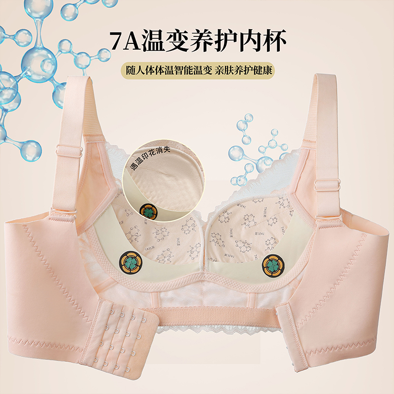 豪華な立体フラワーレースブラ 快適なリフトアップ たるみ防止 - Cotton Bra Everyday のレビューと価格